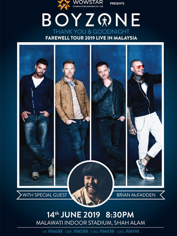 Konsert Boyzone di Kuala Lumpur