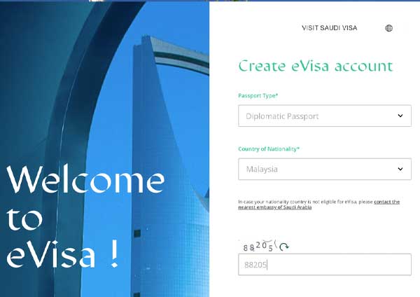 Cara memohon E-visa umrah sendiri