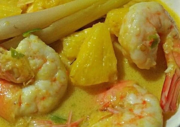 Resepi Udang Masak Lemak Nenas