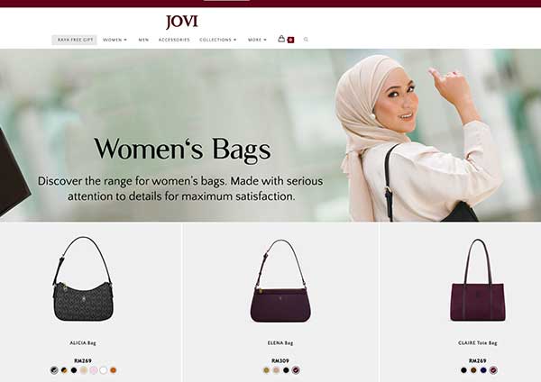 harga handbag jovi leather